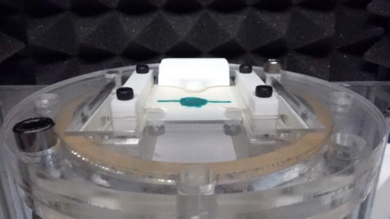 Robotic simulator of vocal fold paralysis